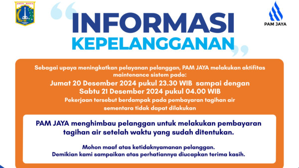 INFORMASI PELAYANAN PELANGGAN PERAWATAN SISTEM PEMBAYARAN TAGIHAN